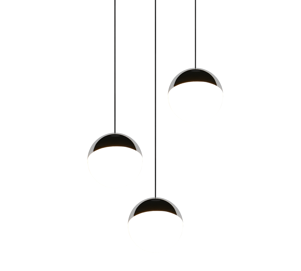 SENTA | Pendant | Chrome | Plastic