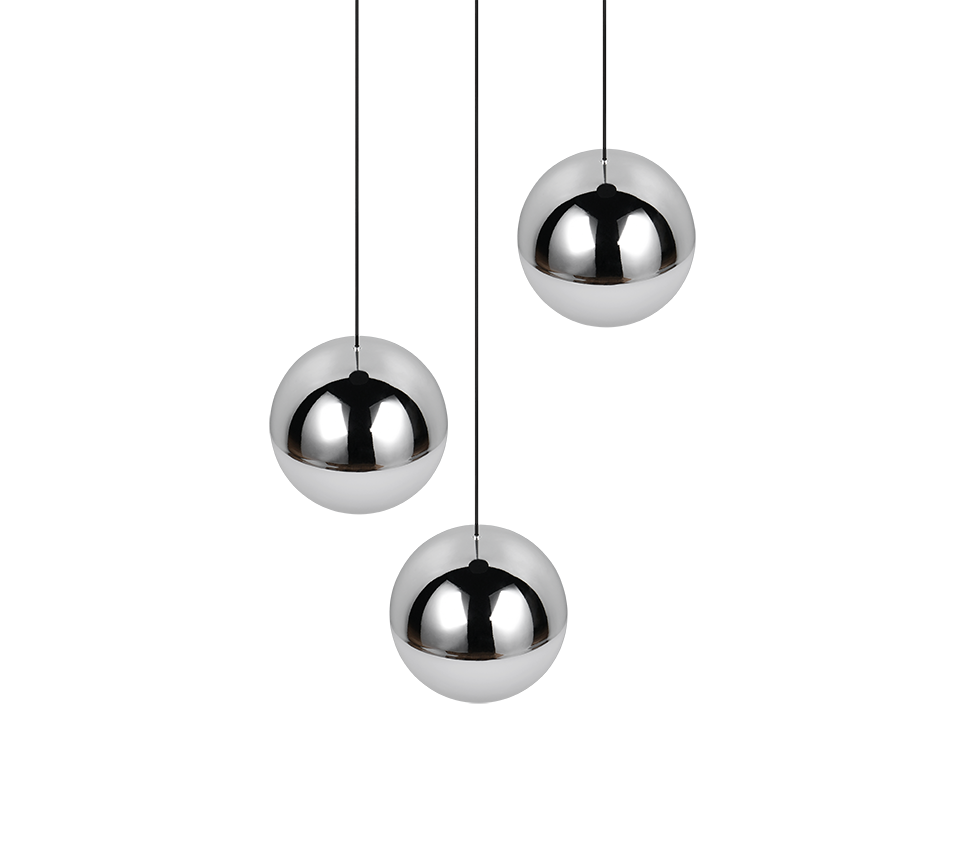 SENTA | Pendant | Chrome | Plastic