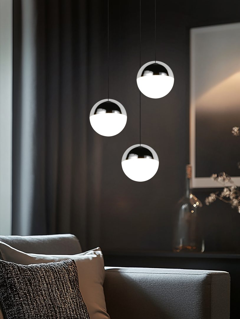SENTA | Pendant | Chrome | Plastic