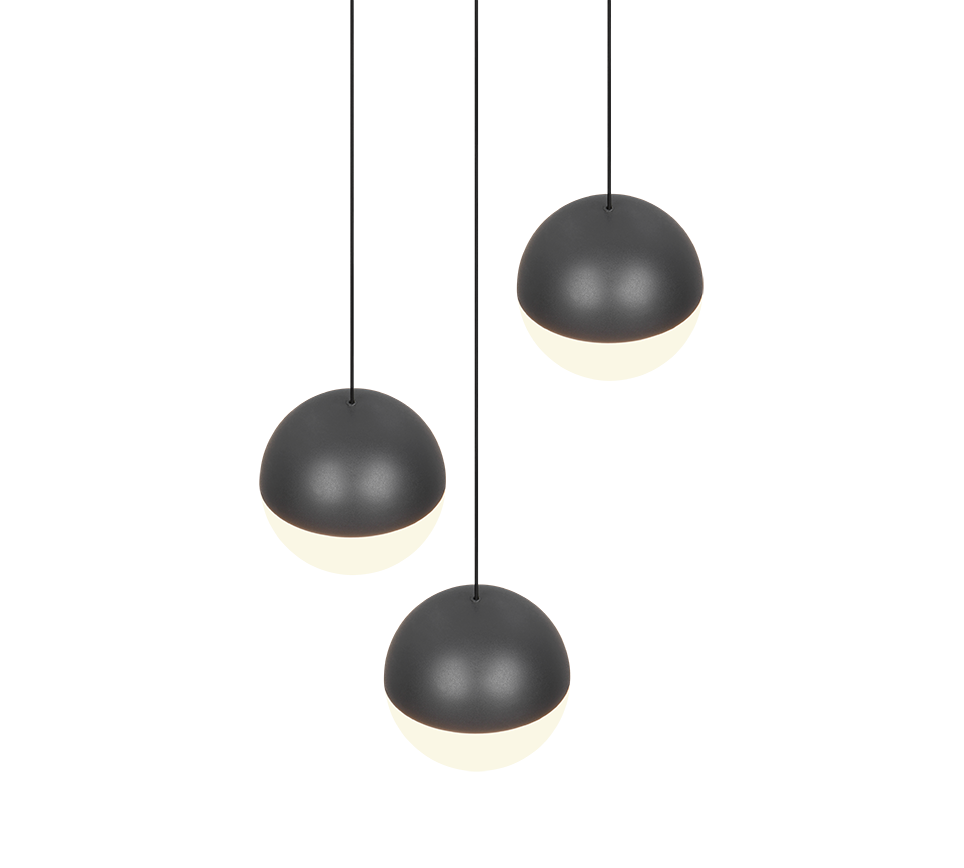 SENTA | Pendant | Anthracite | Plastic