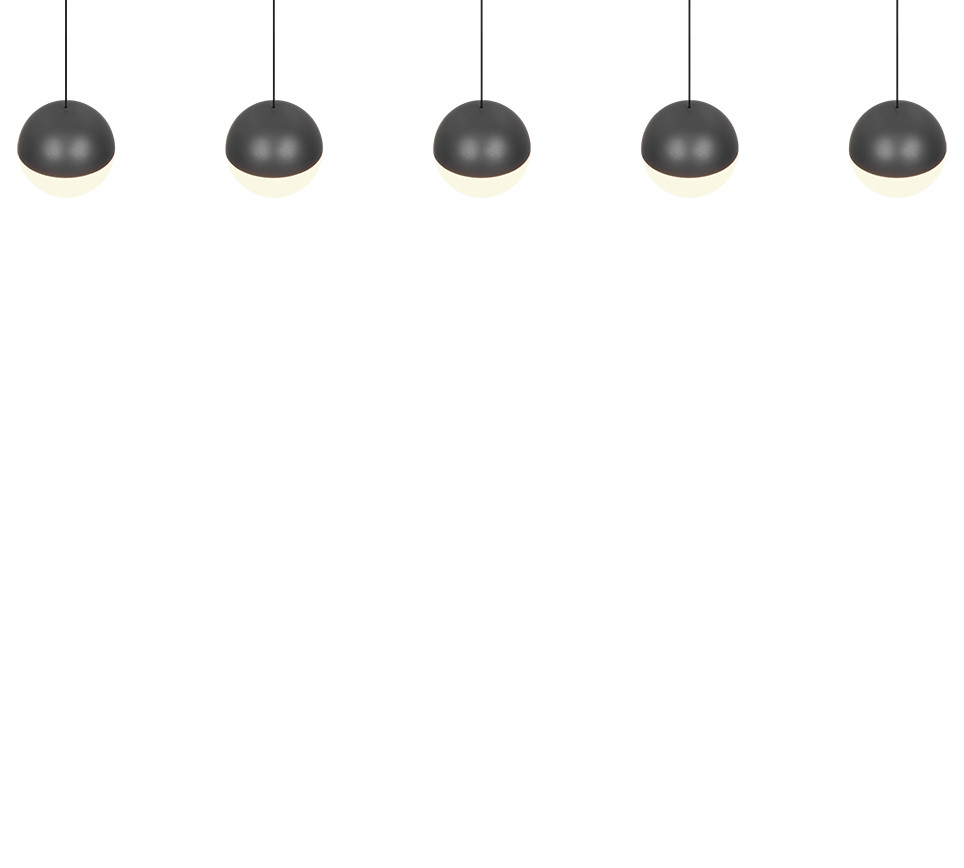 SENTA | Pendant | Anthracite | Plastic