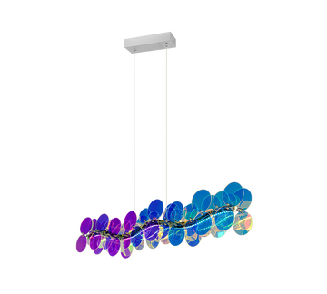 PULSE | Pendant | Transparent iridescent | Plastic