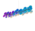 PULSE | Pendant | Transparent iridescent | Plastic