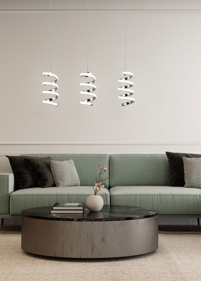 LAOLA | Pendant | Chrome | Metal