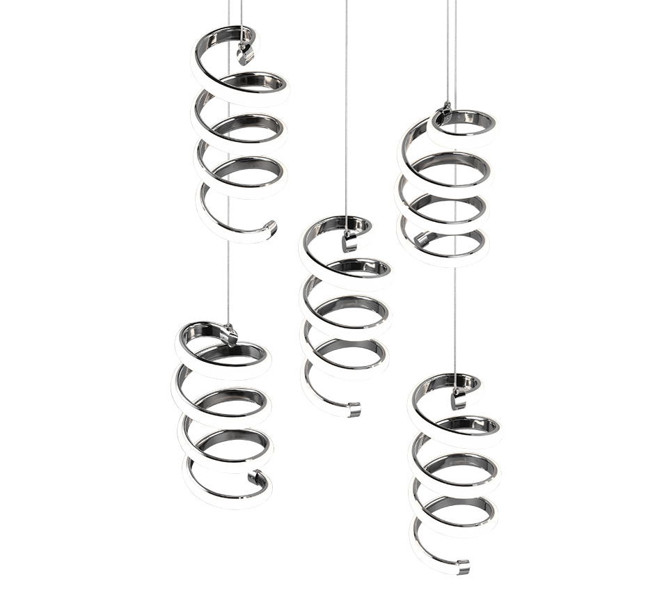 LAOLA | Pendant | Chrome | Metal