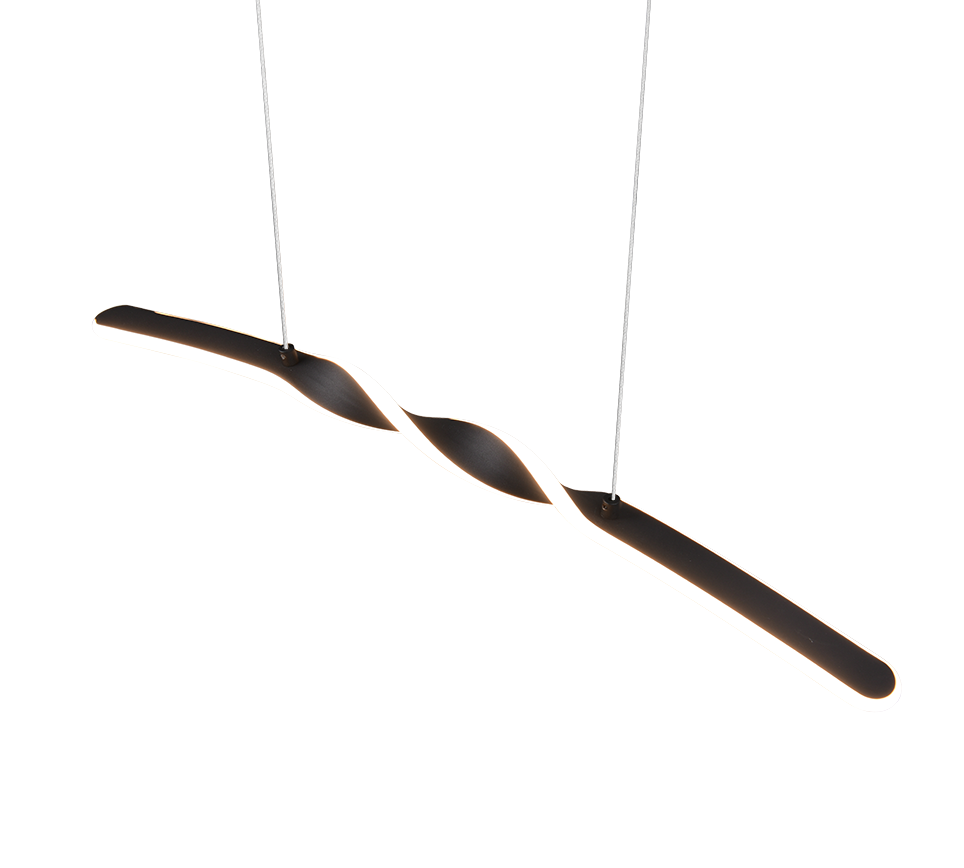 GINKO | Pendant | Black mat | Metal