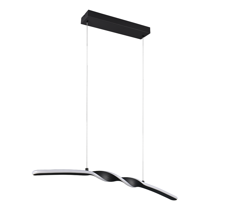 GINKO | Pendant | Black mat | Metal