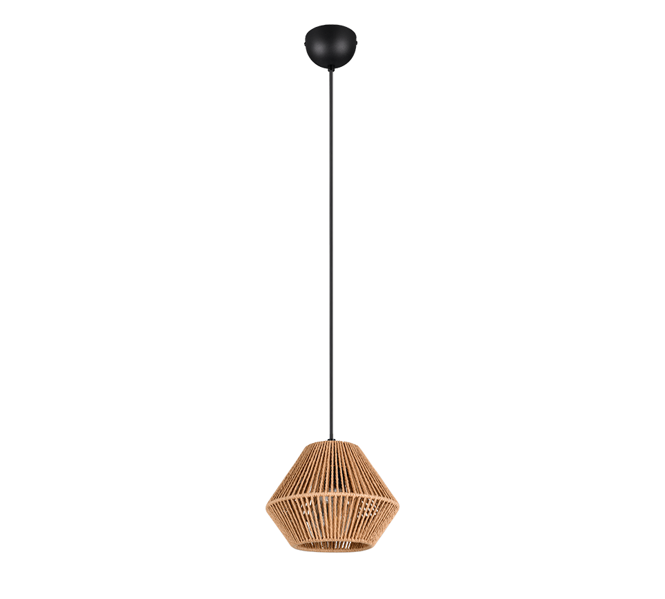 LUCILLE | Pendant | Black mat | Papiergarn