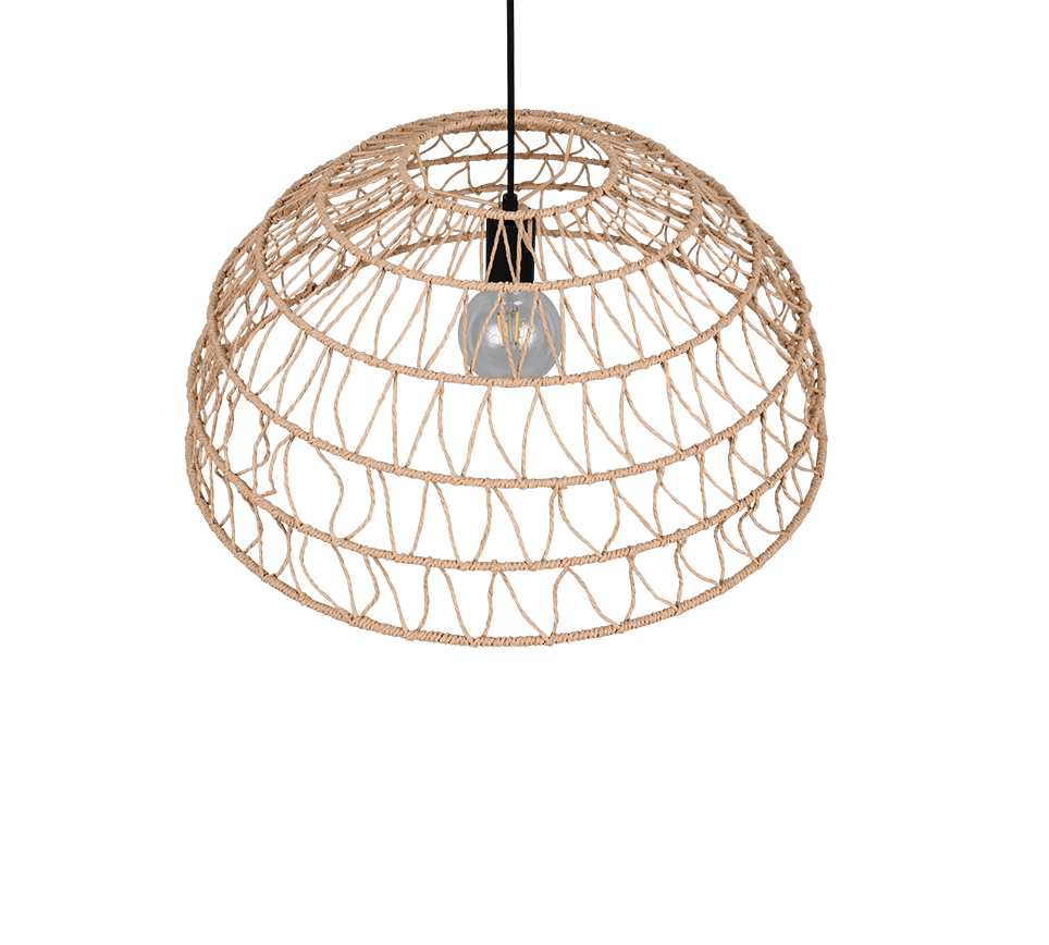 PAULETTE | Pendant | Black mat | Papiergarn