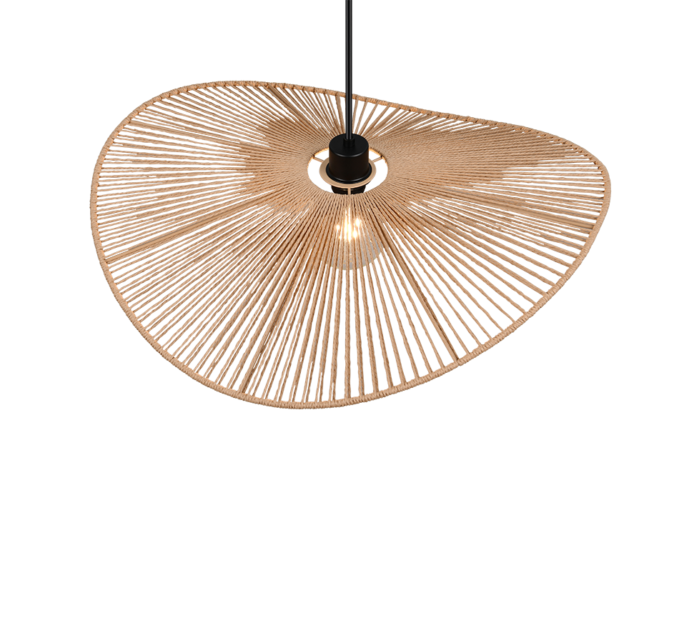 LAURINE | Pendant | Black mat | Papiergarn