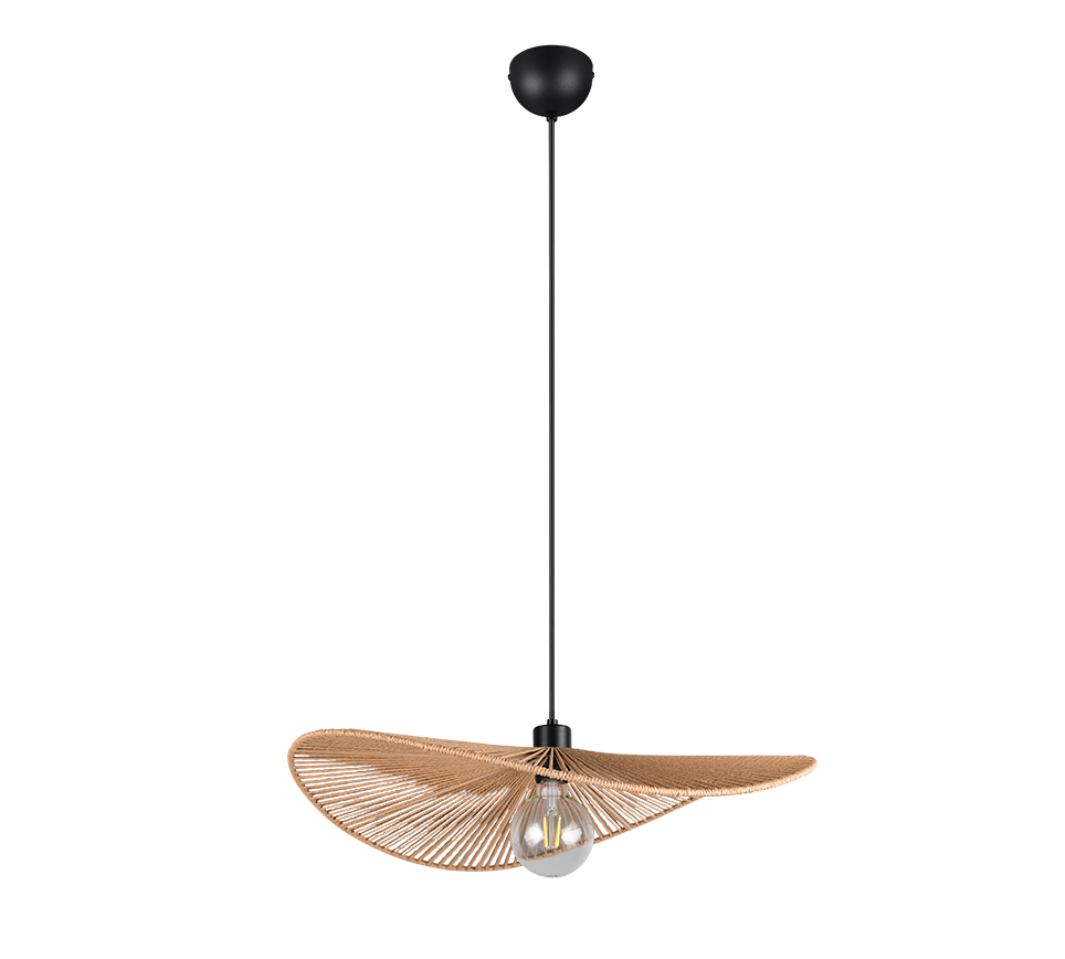 LAURINE | Pendant | Black mat | Papiergarn