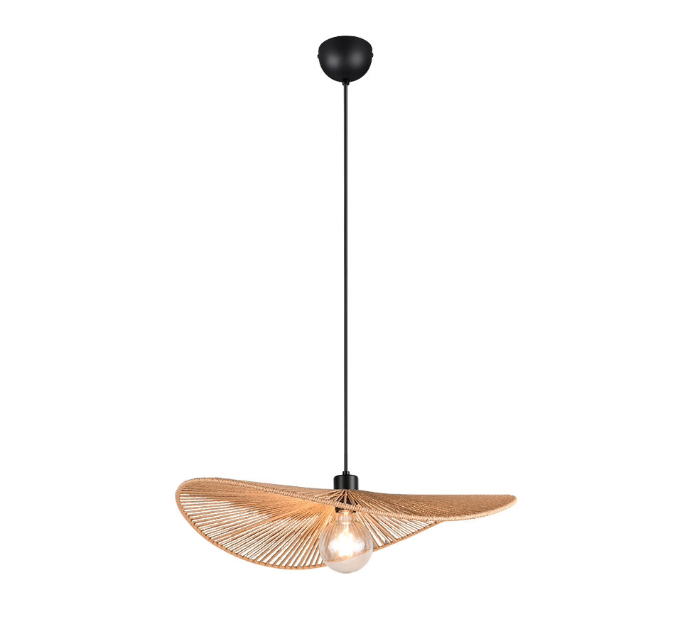 LAURINE | Pendant | Black mat | Papiergarn