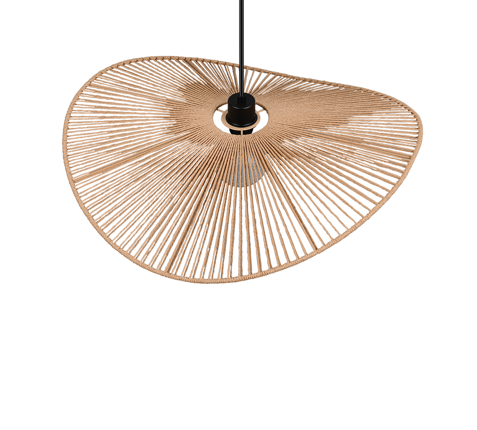 LAURINE | Pendant | Black mat | Papiergarn