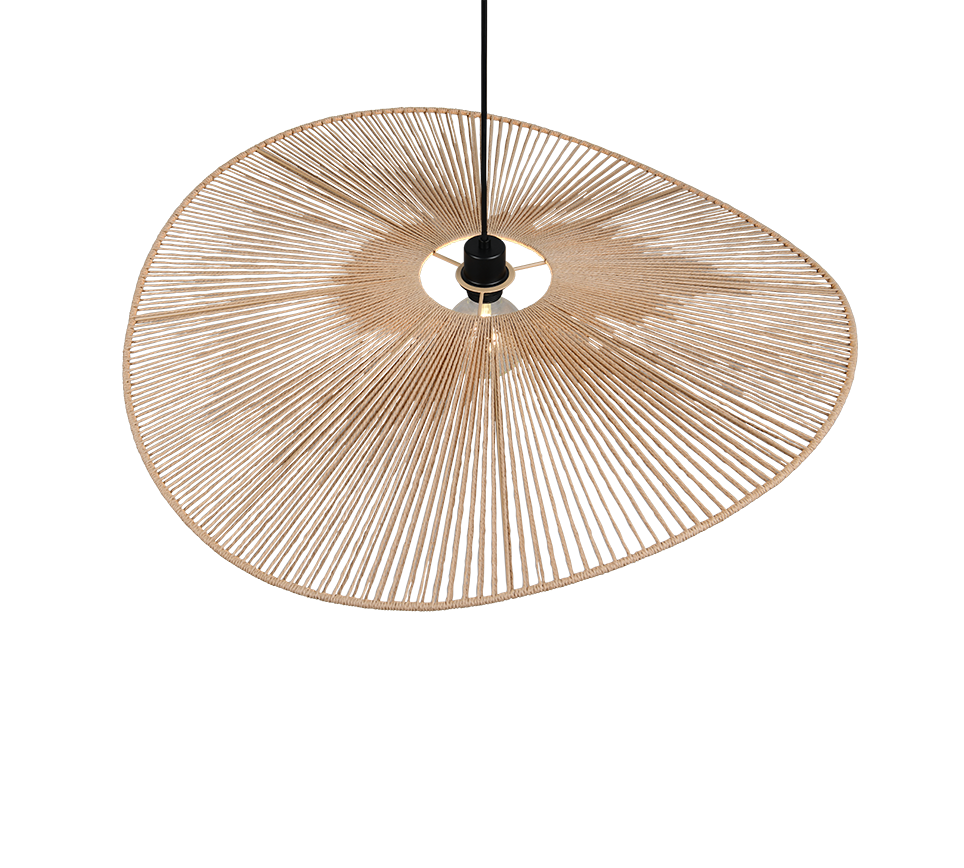 LAURINE | Pendant | Black mat | Papiergarn