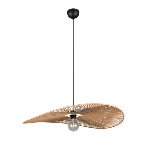 LAURINE | Pendant | Black mat | Papiergarn