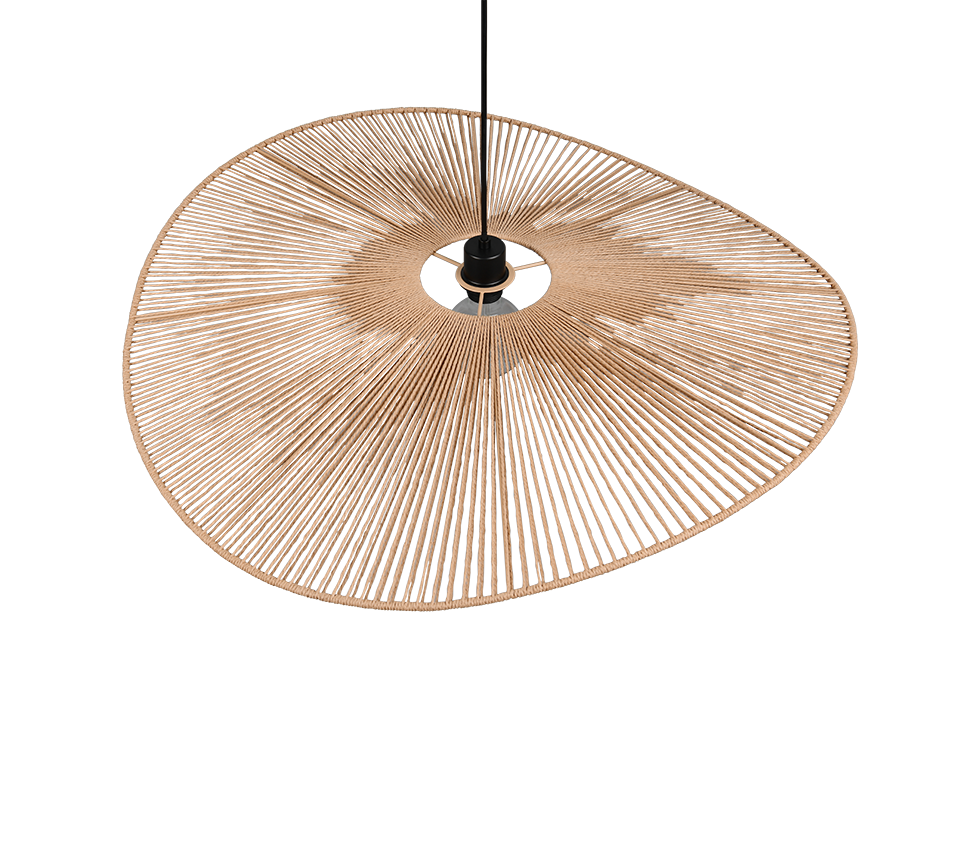 LAURINE | Pendant | Black mat | Papiergarn