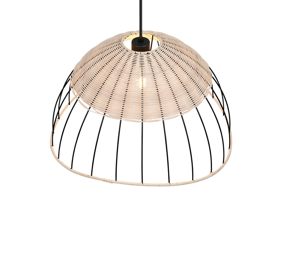 SANDRINE | Pendant | Black mat | Metal