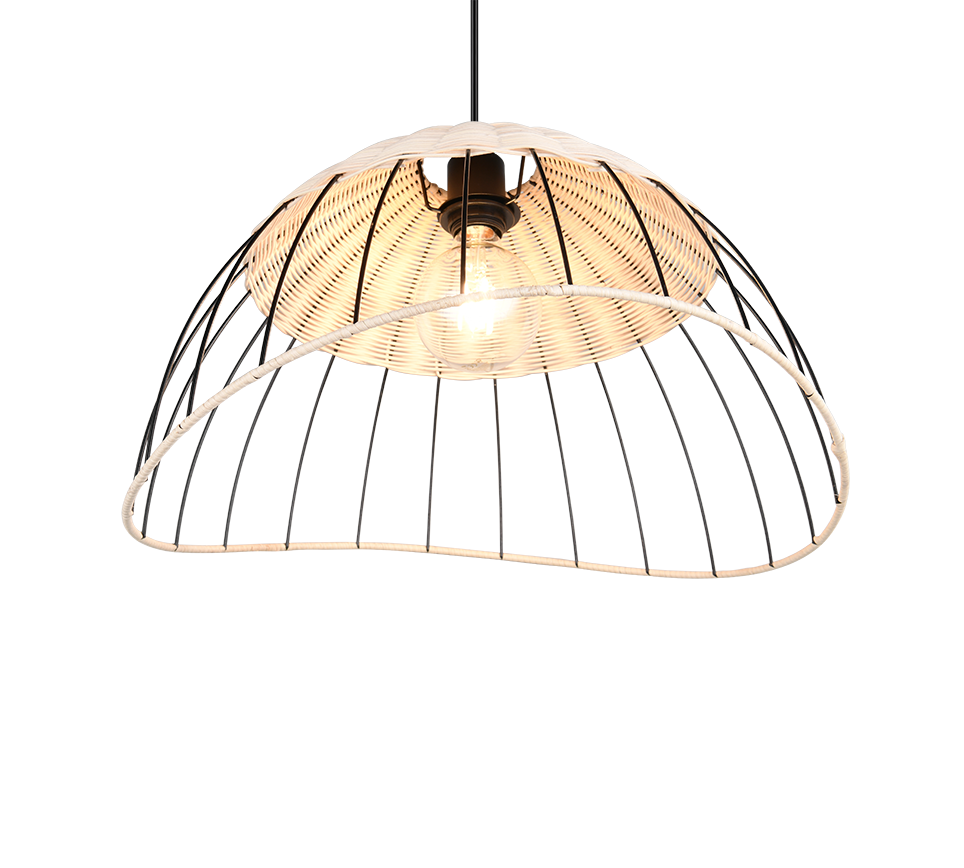 SANDRINE | Pendant | Black mat | Metal