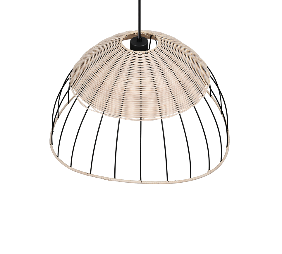 SANDRINE | Pendant | Black mat | Metal