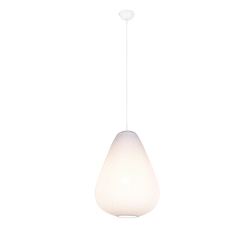 JANINE | Pendant | White | Metal