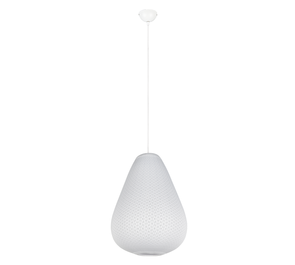 JANINE | Pendant | White | Metal