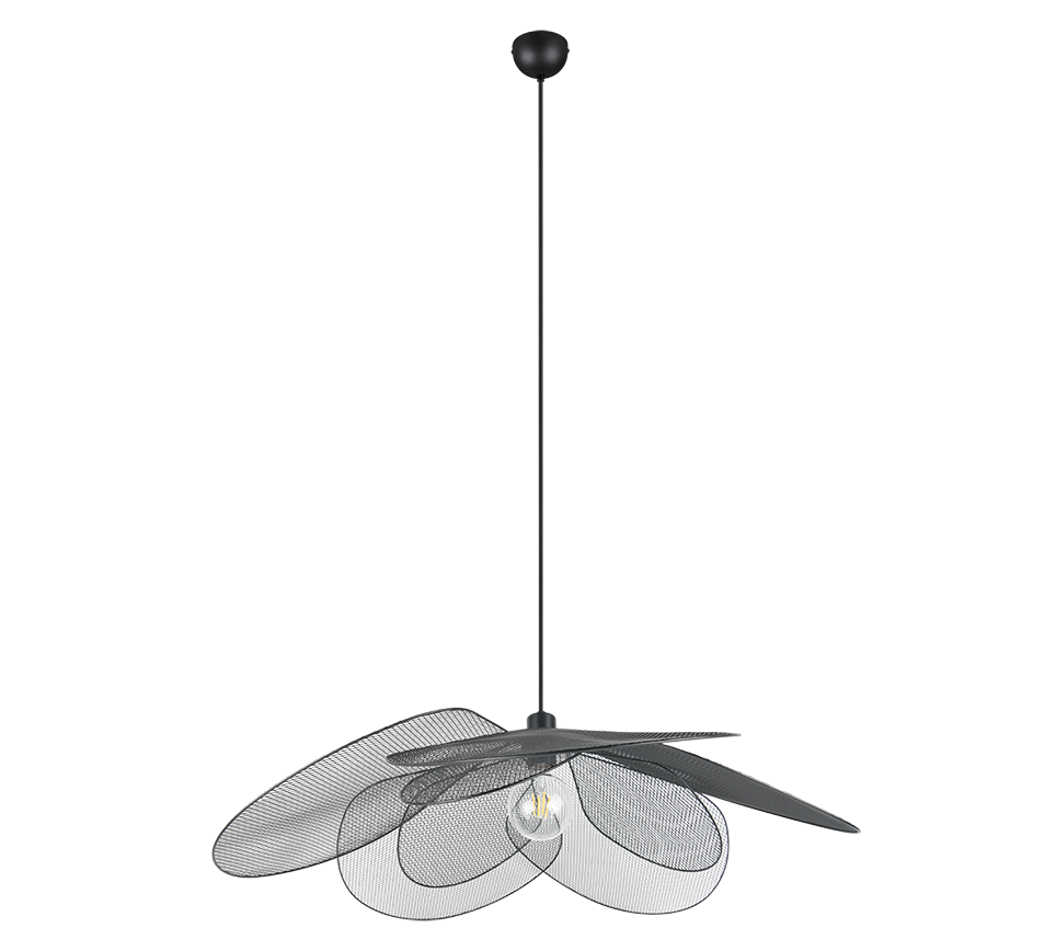 FLEURE | Pendant | Black mat | Metal