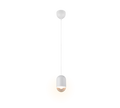 NARA | Pendant | White mat | Metal