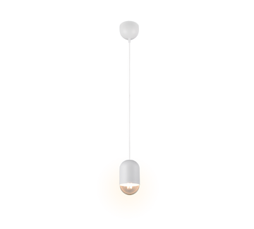 NARA | Pendant | White mat | Metal