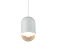 NARA | Pendant | White mat | Metal