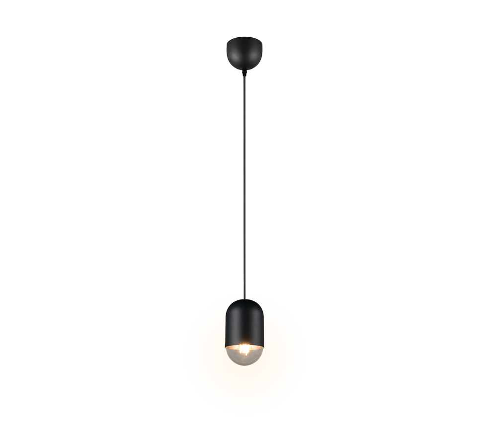 NARA | Pendant | Black mat | Metal