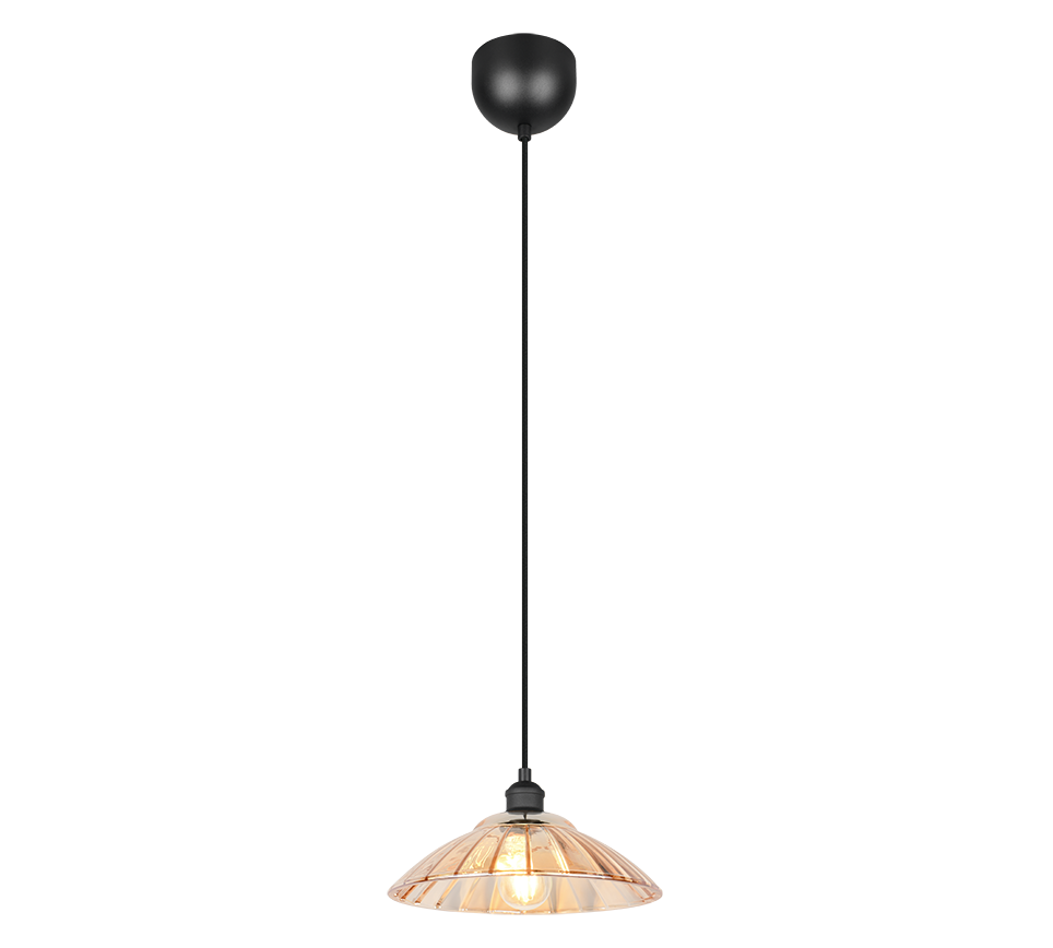 ELUNA | Pendant | Black mat | Metal