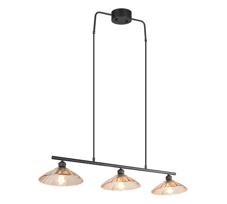 ELUNA | Pendant | Black mat | Metal