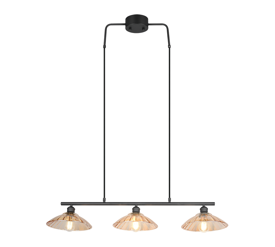 ELUNA | Pendant | Black mat | Metal