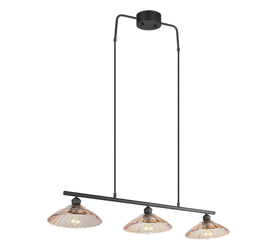 ELUNA | Pendant | Black mat | Metal
