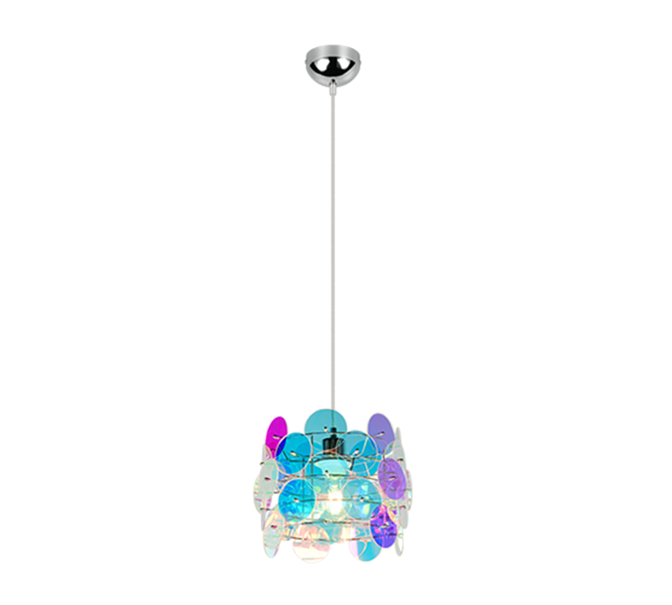 IRIDE | Pendant | Transparent iridescent | Plastic
