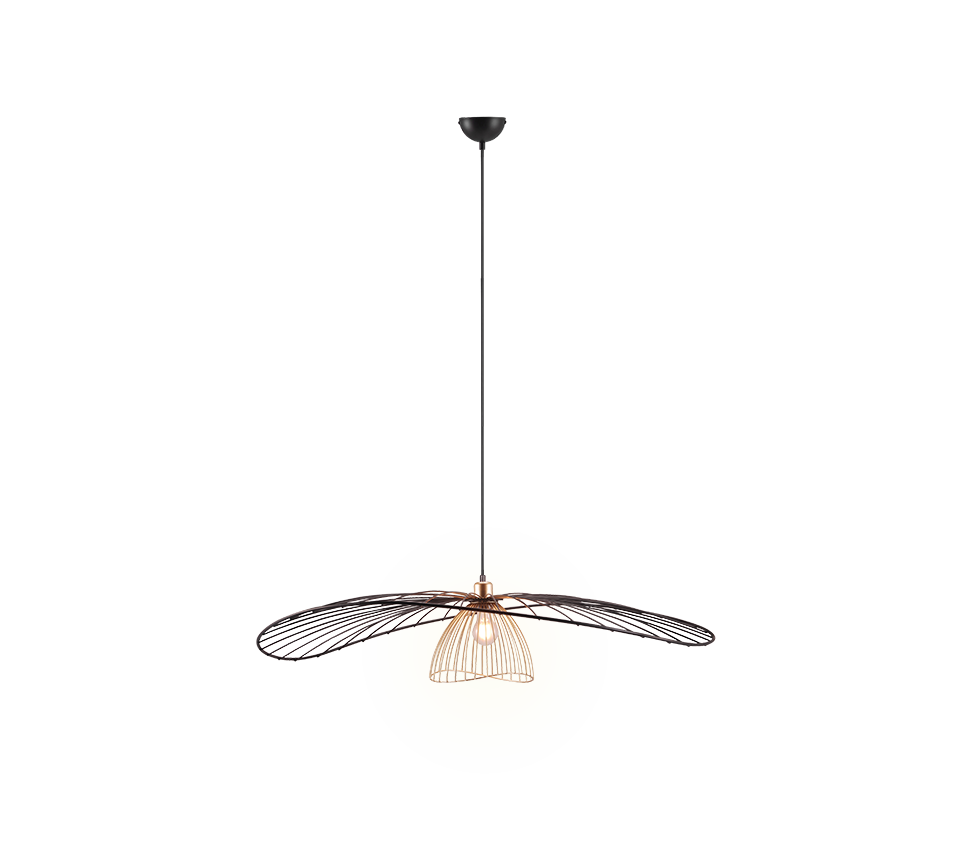 LAURIS | Pendant | Black mat | Metal