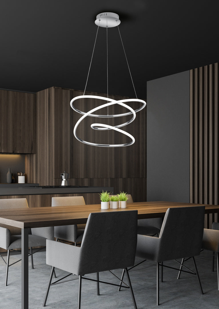 BOLOGNA | Pendant | Chrome | Metal
