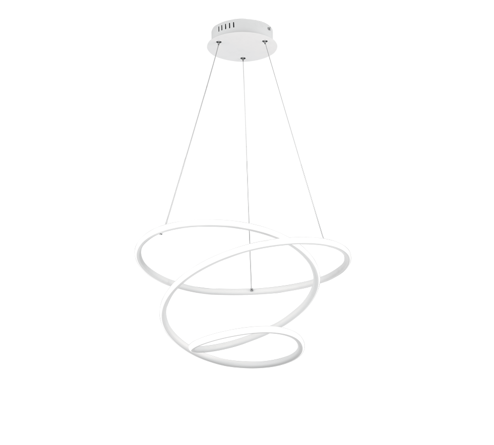 BOLOGNA | Pendant | White mat | Metal