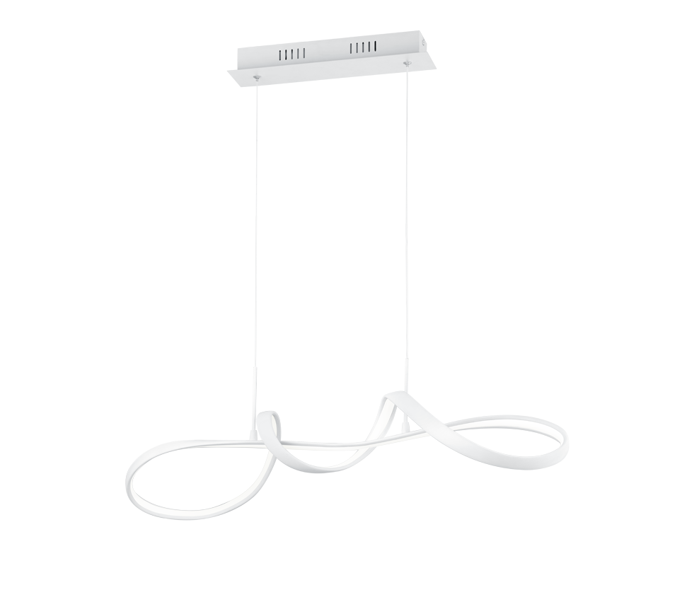 PERUGIA | Pendant | White mat | Metal