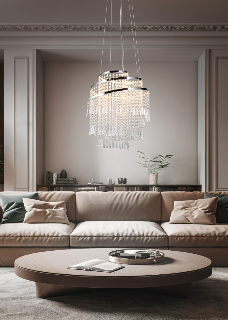 POMP | Pendant | Chrome | Metal