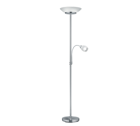 GERRY | Floor lamp | Nickel mat | Metal
