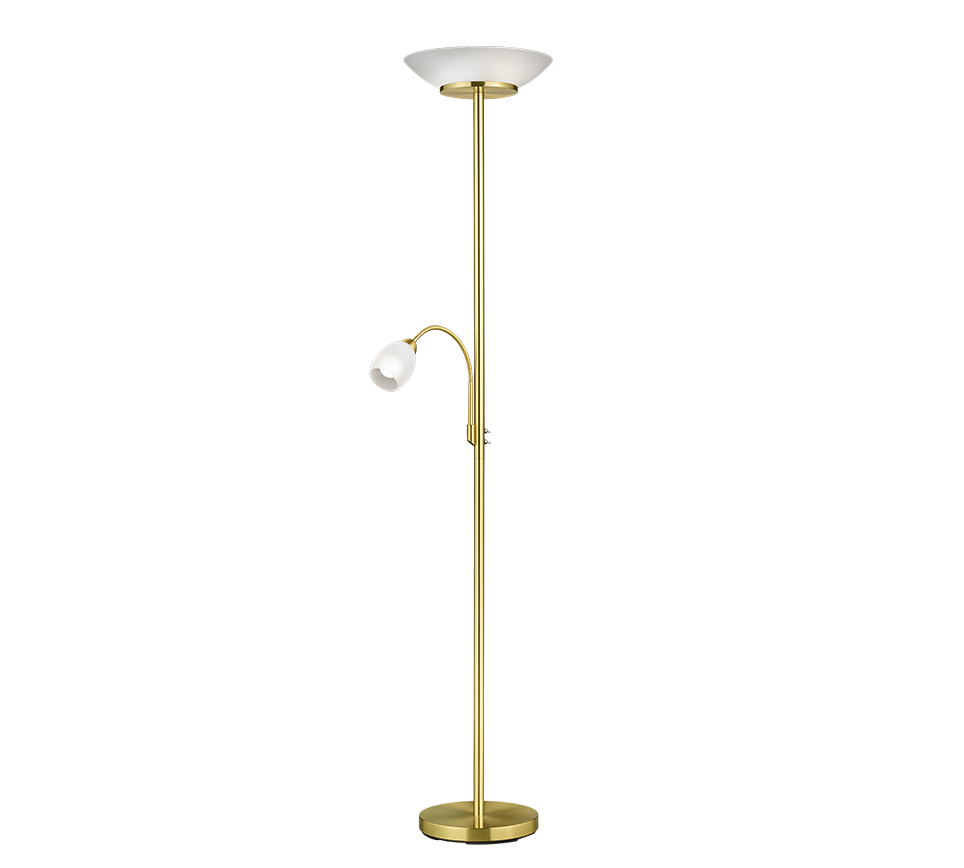 GERRY | Floor lamp | Brass mat | Metal