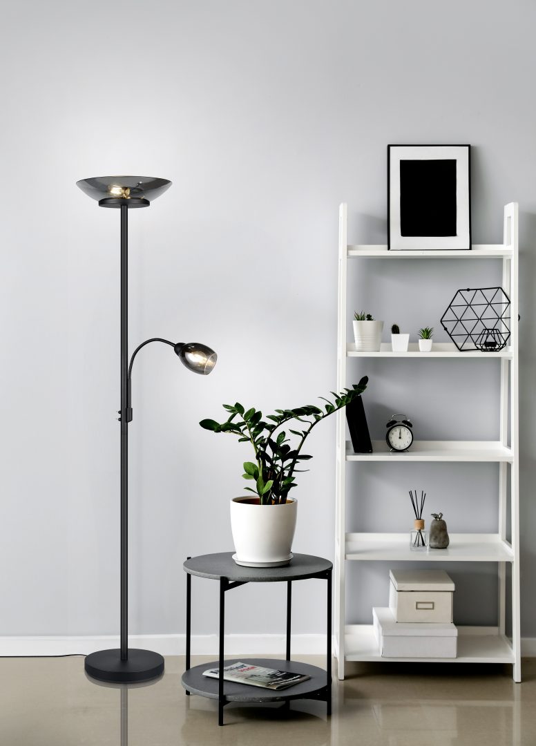 GERRY | Floor lamp | Black mat | Metal
