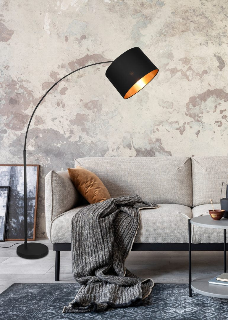 BOLIVIA | Floor lamp | Black mat | Metal