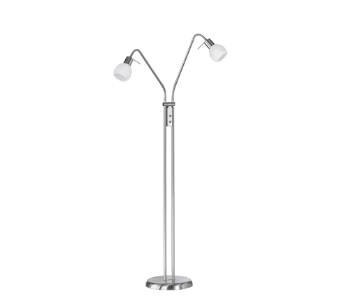 ANTIBES | Floor lamp | Nickel mat | Metal