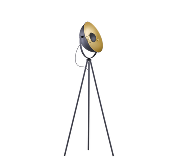 CHEWY | Floor lamp | Schwarz-Gold | Metal