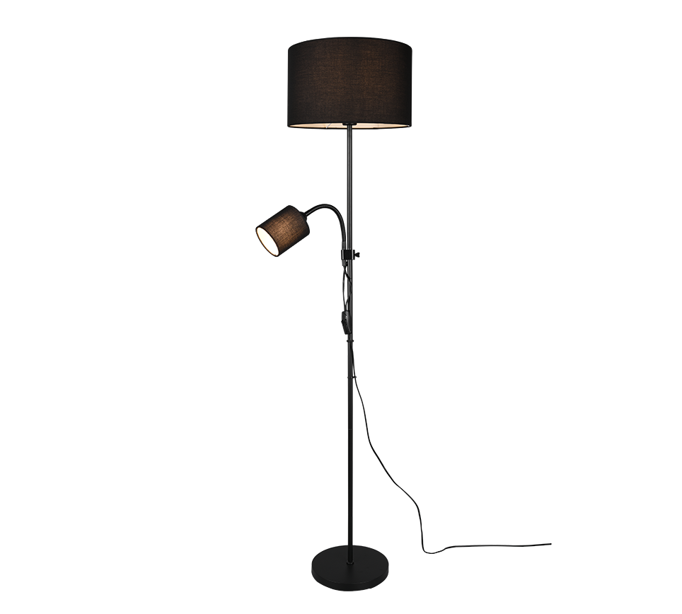OWEN | Floor lamp | Black | Metal