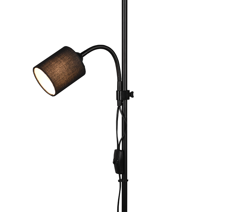 OWEN | Floor lamp | Black | Metal