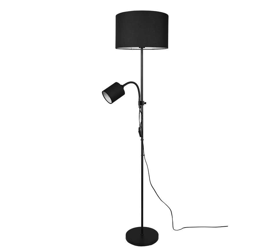 OWEN | Floor lamp | Black | Metal