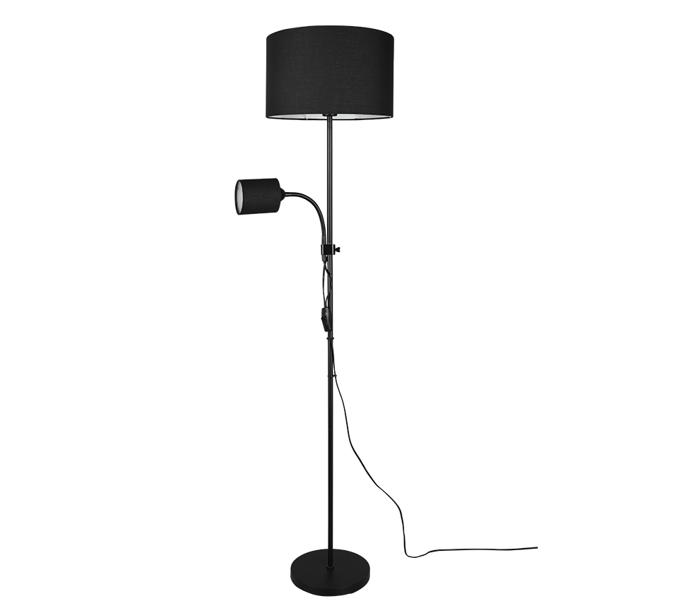 OWEN | Floor lamp | Black | Metal